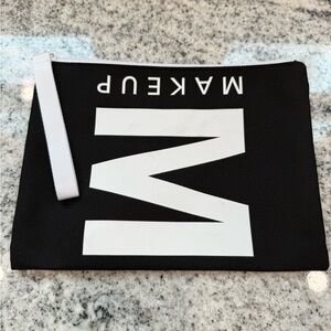 Black and White Makeup Pouch